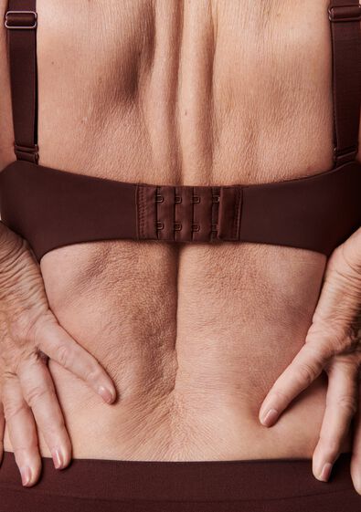 soutien-gorge pr&eacute;form&eacute; sans armatures microfibre recycl&eacute; marron fonc&eacute; marron fonc&eacute; - 21800956DARKBROWN - HEMA